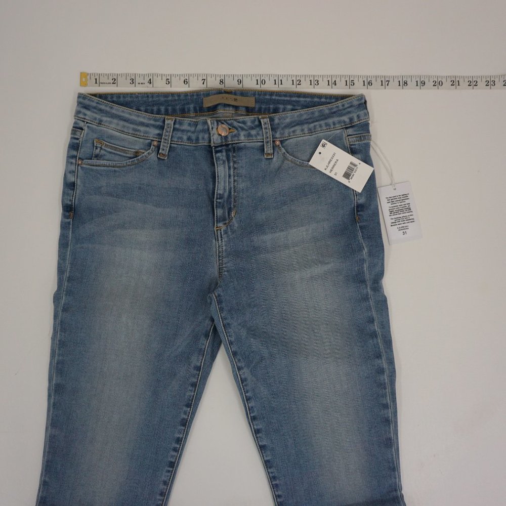 Joes Jeans Womens 31 The Markie Mid Rise Cropped Skinny Jeans Herrera Blue - Picture 6 of 10